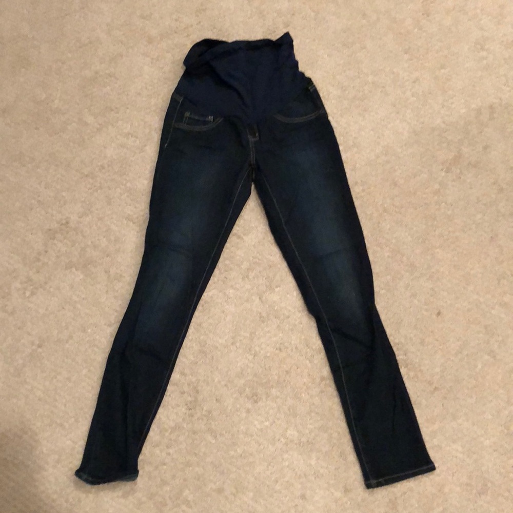 LED maternity jeans
